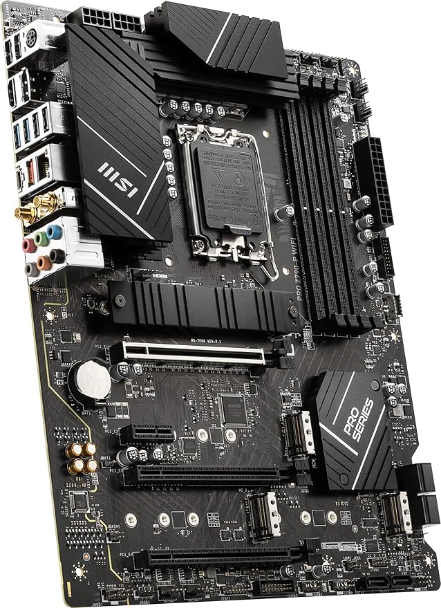 MSI PRO Z790-P WIFI ATX Motherboard – LGA 1700, DDR5, 12th/13th Gen Intel MSI PRO Z790-P WIFI ATX Motherboard – LGA 1700, DDR5, 12th/13th Gen Intel